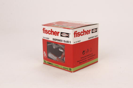 Screw & plug DuoPower nylon 10X80 FISCHER 10 pack