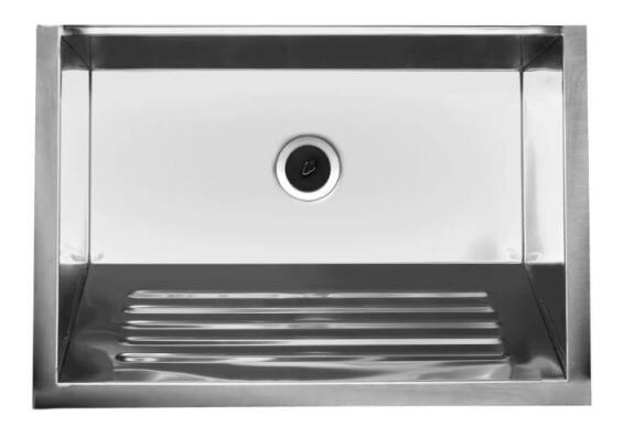 Cam Africa Kitchen Sink Wash Trough Stainless Steel L54Cm X W37Cm