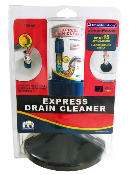 Drain Un-blocker/cleaner express kit with suction cup 