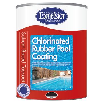 Rubber pool paint EXCELSIOR Black 5L