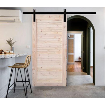Interior Sliding Door Kit Pine Barn Horizontal Shaker-W930xH2100mm