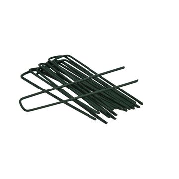 STAPLES GREEN PACK OF 10 NATERIAL