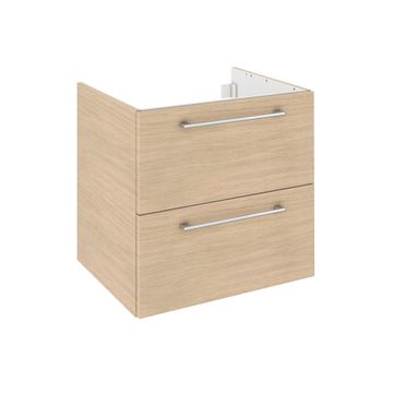 Sensea Remix Wall Hung Bathroom Cabinet With Two Drawers Natural W60cmxD46cmxH58cm