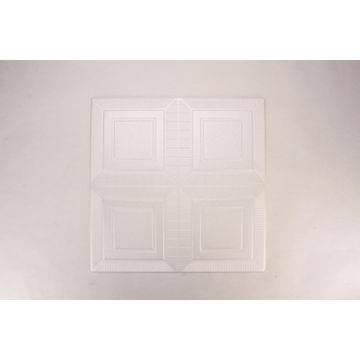 Ceiling Tile Polystyrene 2009 Natural 500mmx500mm 2sqm per pack