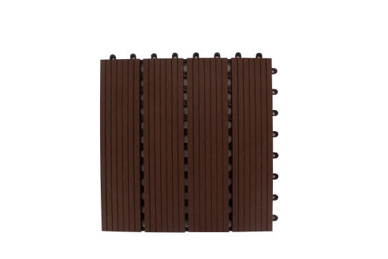 DECKING TILE CHOCOLATE BROWN 300 MM X 300 MM