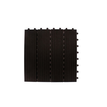 DECKING TILE GREY 300 MM X 300 MM BOX OF 11