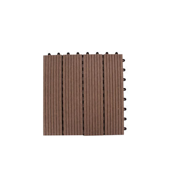 DECKING TILE OYSTER 300 MM X 300 MM BOX 0F 11