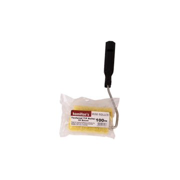 Mini roller 100mm HAMILTONS for textured paint w extra refill for high viscosity