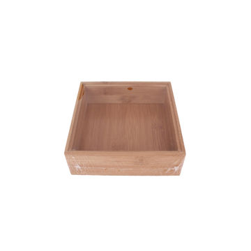 Kitchen Drawer Orgainizer Bamboo Tray,15.2X15.2X5.2Cm
