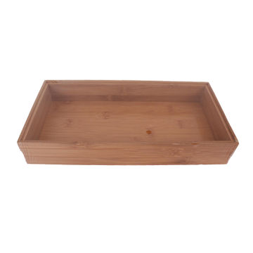 Kitchen Drawer Organiser Bamboo Tray 15.2Cm X 30.5Cm X 5.2Cm