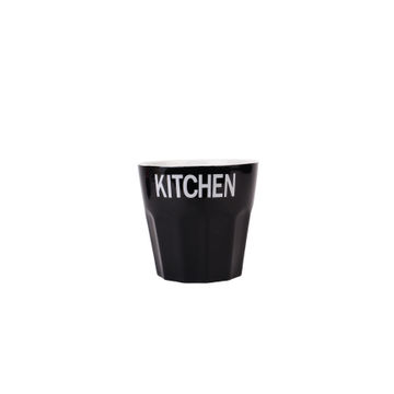 Kitchen Utensils Holder Porcelain Black Pot