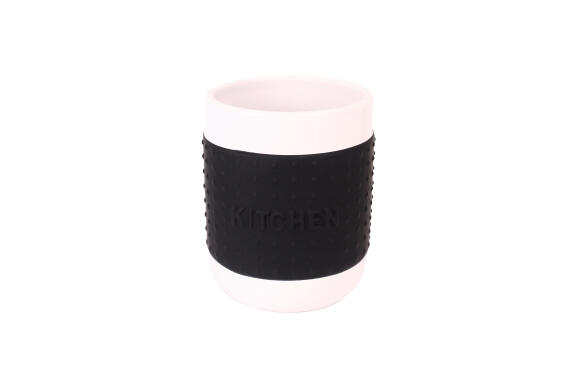 Kitchen Utensils Holder Cutlery Pot Ceramic Black