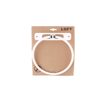 Towel ring ss SENSEA Loft white