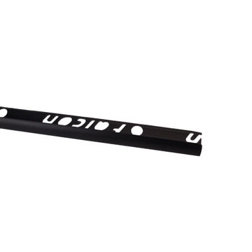 Round Edge PVC Black 9mm (2.4m)