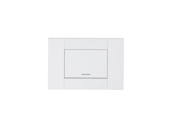 Switch VETI 2 1 lever 1 way 2x4 white