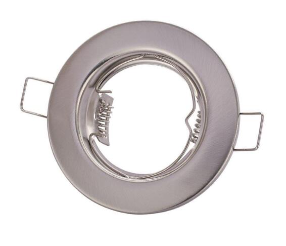 downlight  metal pressed satin chrome