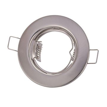 downlight  metal pressed satin chrome