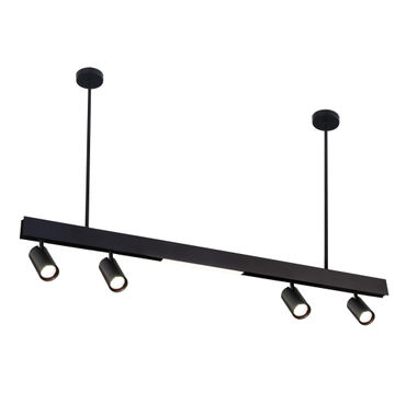 pendant light track 1200mm 4x led spot 1x 10w