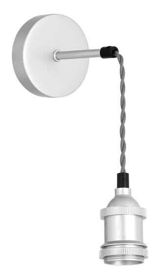 pendant light 3in1 ceilling wall or hang satin chrome