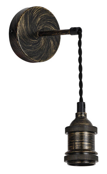 pendant light 3in1 ceiling wall or hang antique brass