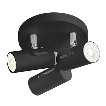 BRIGHTSTAR Spotlight Black 3x GU10