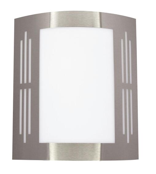 OUTDOOR WALL PLAIN 11W ES STAINLESS STEEL PC