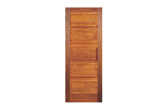 Exterior Door Hardwood 5 Panel-w813xh2032mm