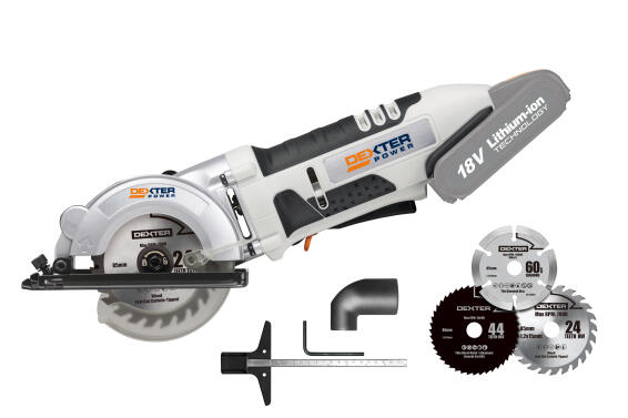 Mini Multicut Circular Saw Cordless Dexter Power 18V Bare