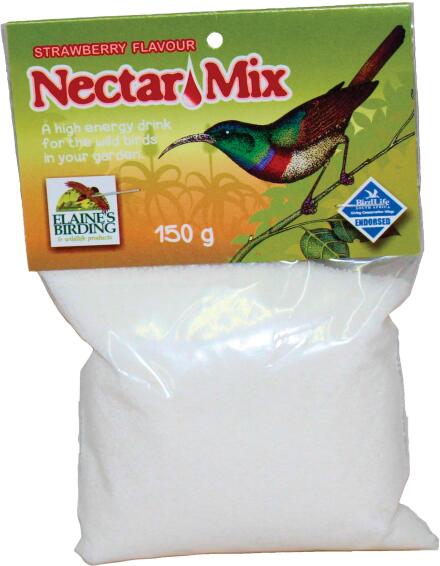 Bird Nectar, Strawberry Nectar, ELAINES BIRDING, 150G