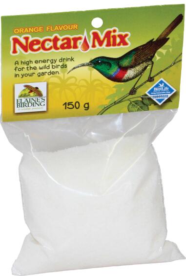 Bird Nectar, Orange Nectar, ELAINES BIRDING, 150g