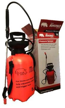 Sprayer, Pressure Sprayer Bottle, RED RHINO, 5 liter