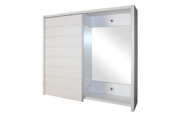 Cabinet 1 door vanity Athena calista white