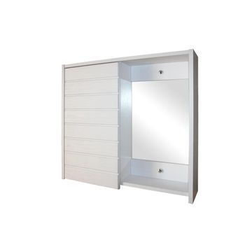 Cabinet 1 door vanity Athena calista white