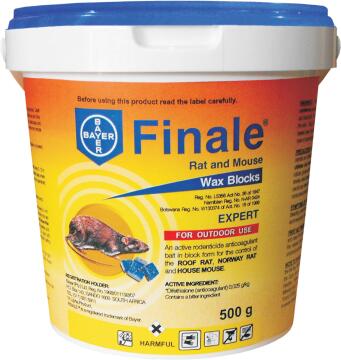 Finale Rat and Mouse Wax Blocks BAYE 500g