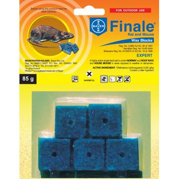 Finale Wax Blocks Rat and Mouse Control BAYER 85g