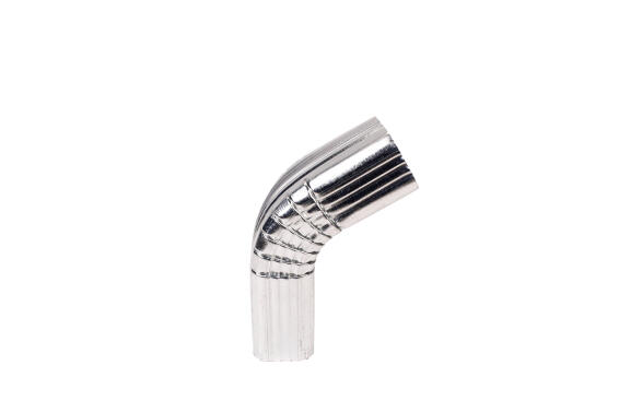 Galvanized Steel Downpipe Square Shoe Crimped 100mm x 75mm PREMIER