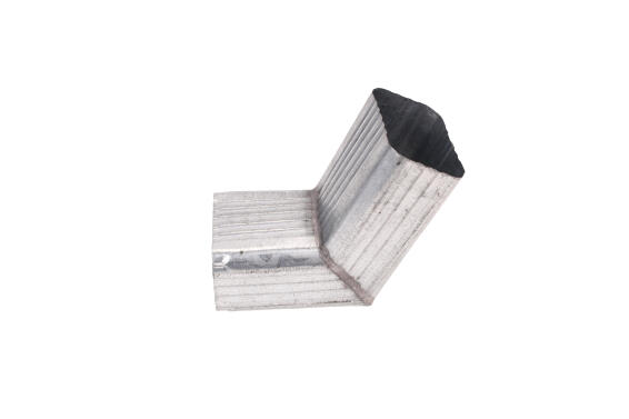 Galvanized Steel Downpipe Square Shoe Soldered 100mm x 75mm PREMIER
