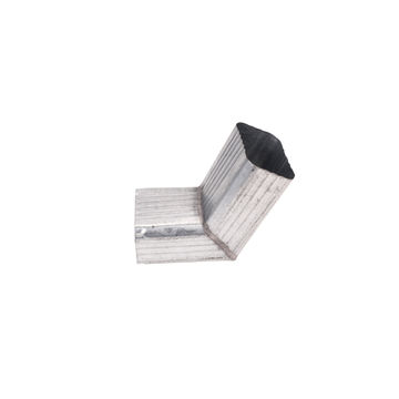 Galvanized Steel Downpipe Square Shoe Soldered 100mm x 75mm PREMIER