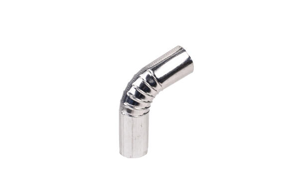 Galvanized Steel Downpipe Round Shoe Crimped 75mm PREMIER