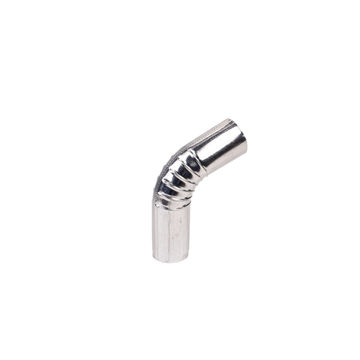 Galvanized Steel Downpipe Round Shoe Crimped 75mm PREMIER