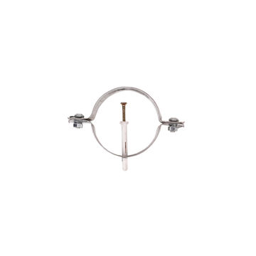 Galvanized Steel Downpipe Round Holderbat 100mm PREMIER