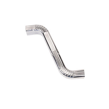 Galvanized Steel Downpipe Square Offset Crimped 100mm x 75mm x 460mm PREMIER