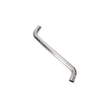 Galvanized Steel Round Downpipe Offset Crimped 75mm x 460mm PREMIER