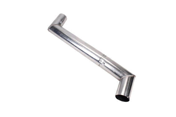 Galvanized Steel Downpipe Round Offset Soldered 100mm x 460mm PREMIER