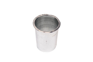 Galvanized Steel Downpipe Round Outlet 75mm PREMIER