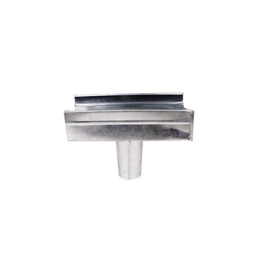 Galvanized Steel Gutter Round Outlet 75mm PREMIER