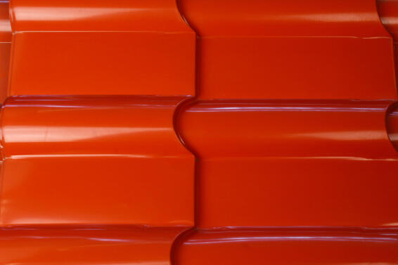 Metal Roof Sheet Coloured Tile Immitation 7.2m 0.47mm Terra Cotta