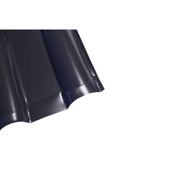 Metal Roof Sheet Coloured Tile Immitation 6.6m 0.47mm Charcoal