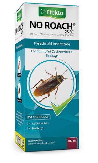 No Roach 25SC Cockraoch Control EFEKTO 100ml
