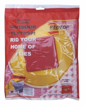 Fly Cathcer, Re-Usable Fly Control, RED TOP,